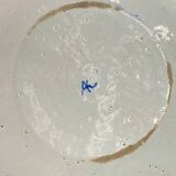 17th-18th century Delft earthenware plate signed AK Adriaen Kocx 1690-1701