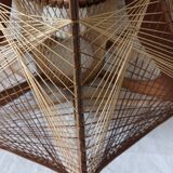 Scandinavian vintage wire pendant light