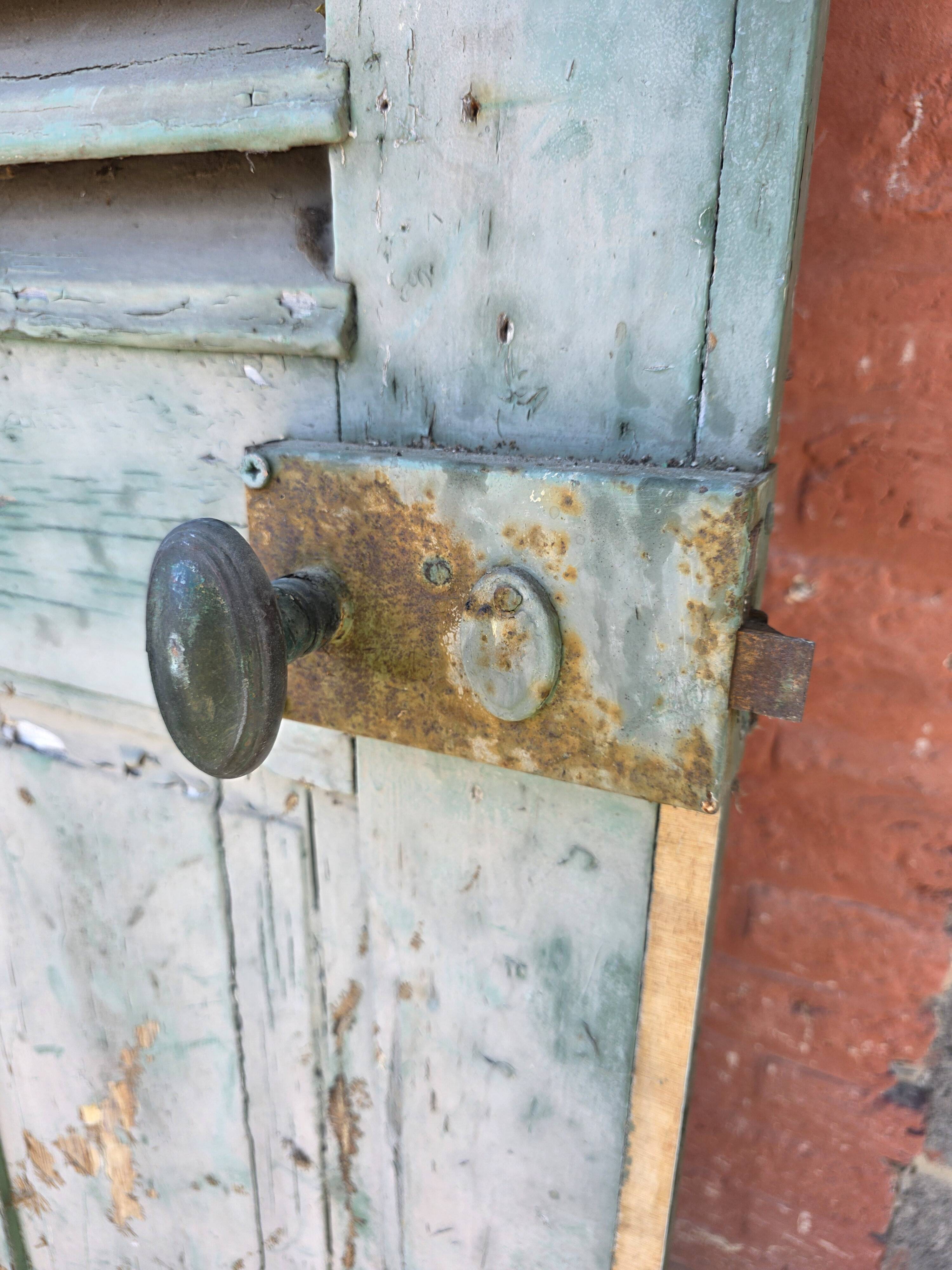 Old shutter door
