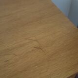 Scandinavian light wood desk