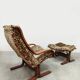 Vintage Siesta lounge chair & ottoman