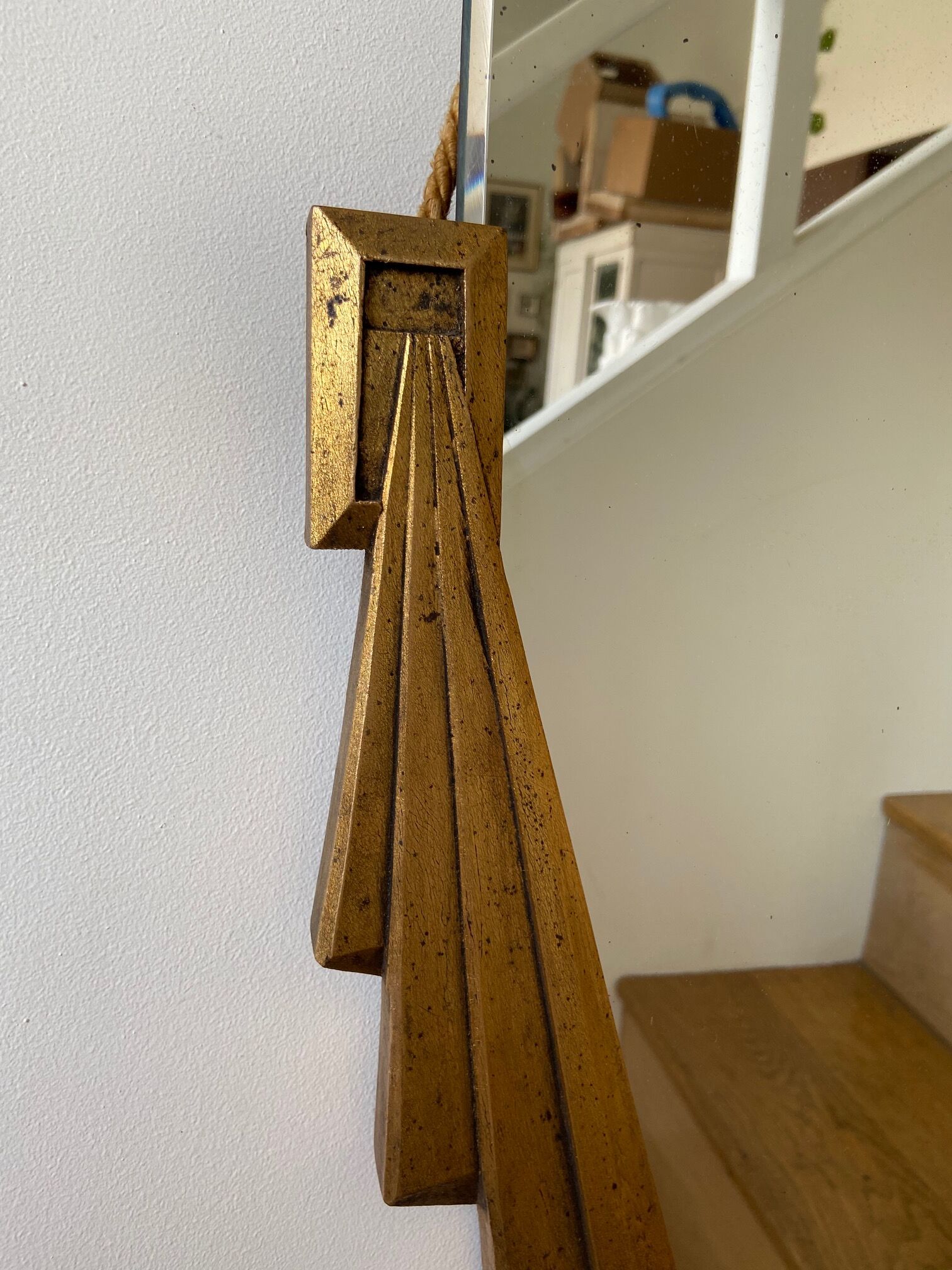 Mercury mirror bevelled 77 x 48 cm