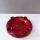 Vintage ceramic advent wreath, candle holder, 70's christmas