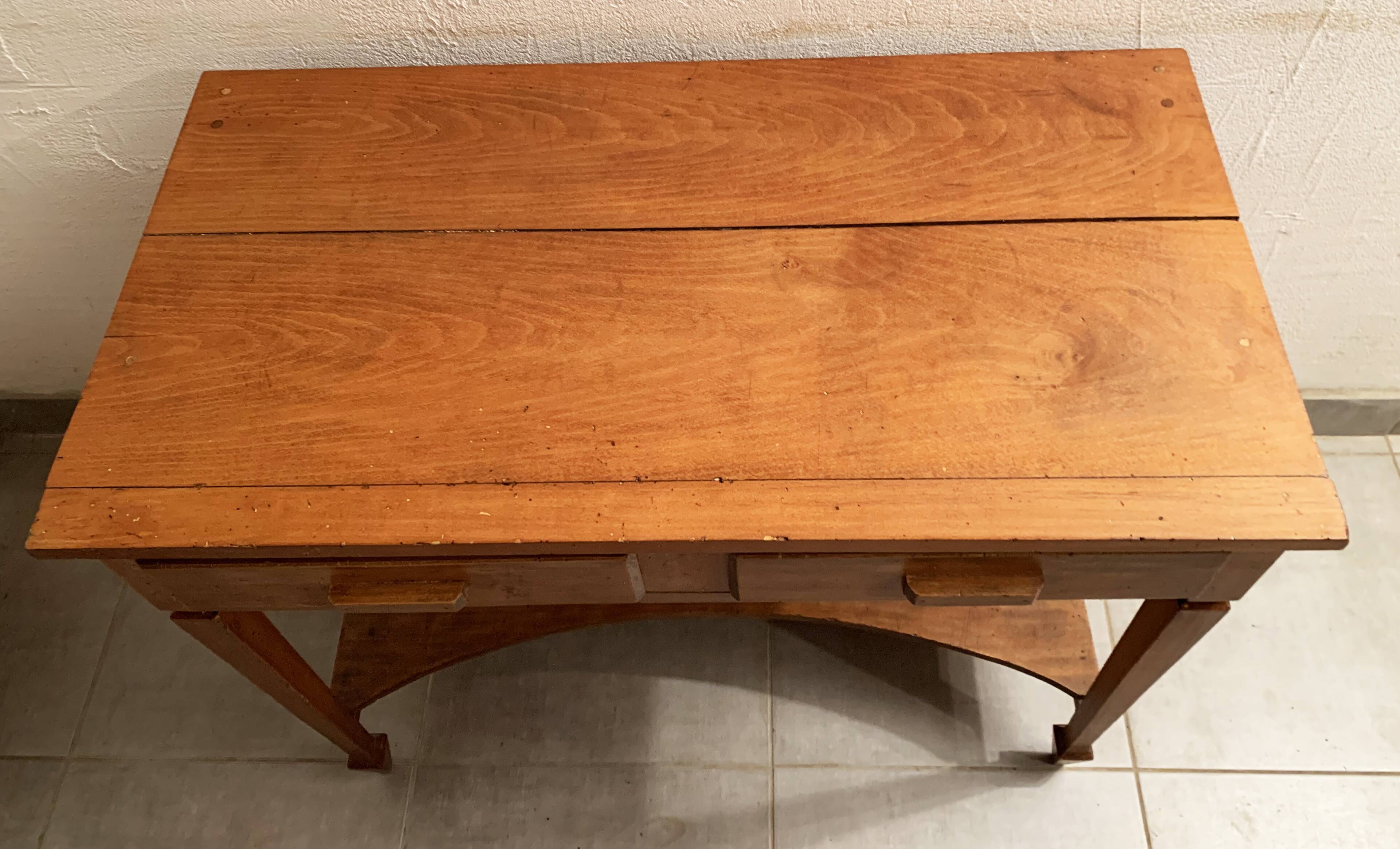 Wooden console 50s-60s