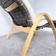 Transat hêtre bois courbé Ikea vintage Kim Samson