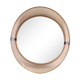 Round mirror plastic bathroom design vintage 1970