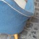 Sofa Sofa Arc curved EGG Scandinavian years 50-60