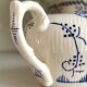 Pot à lait Boch La Louvière en faïence émaillée bleue, service "Copenhague" - années 1920-30