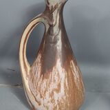 De Denbac art-deco pitcher in flamed sandstone signed around 1910/40 SB