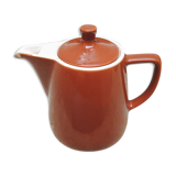 Ancienne cafetière en céramique marron