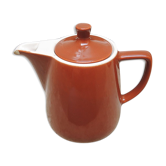 Old brown ceramic coffee maker