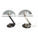 Vintage Murano glass table lamps