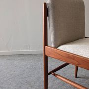 Série de 4 chaises scandinaves en teck, Danemark vers 1960