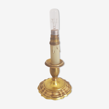 Pied de lampe en laiton