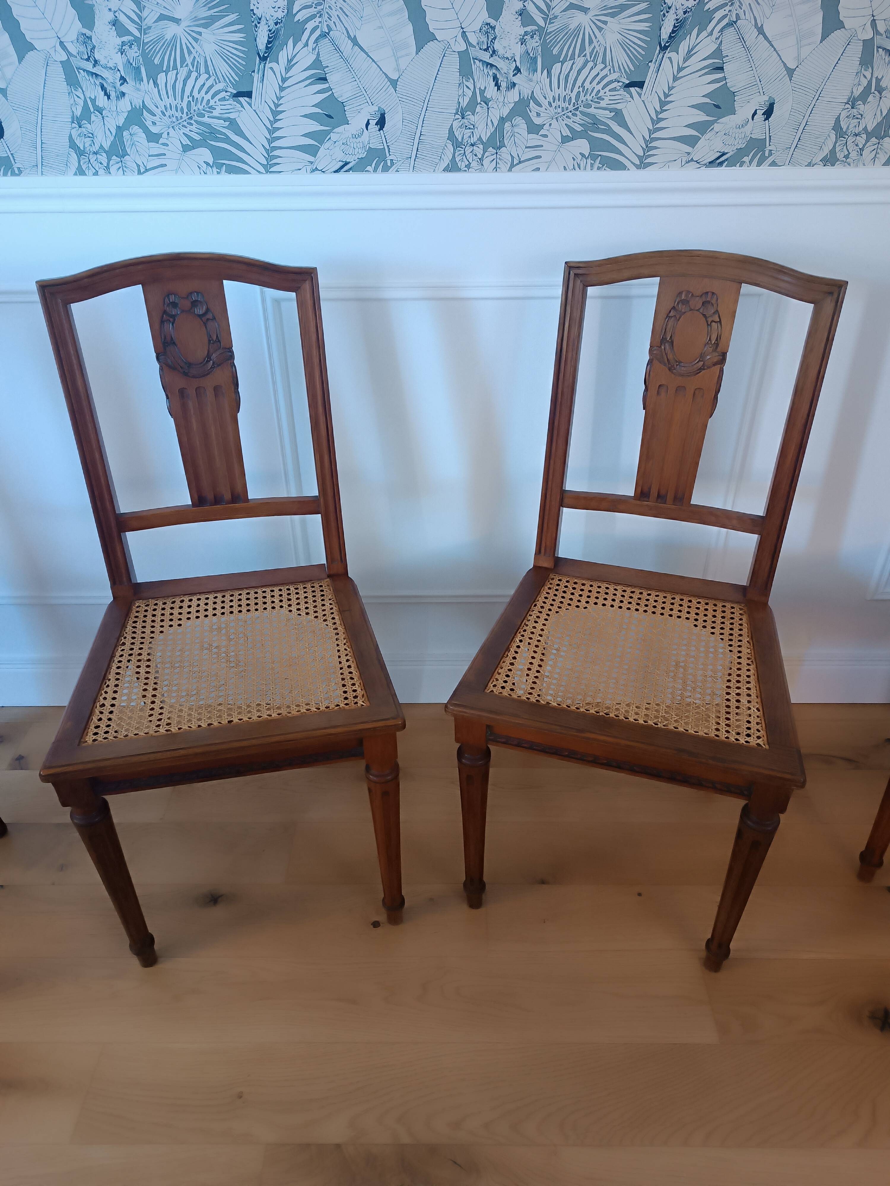 Cane chairs