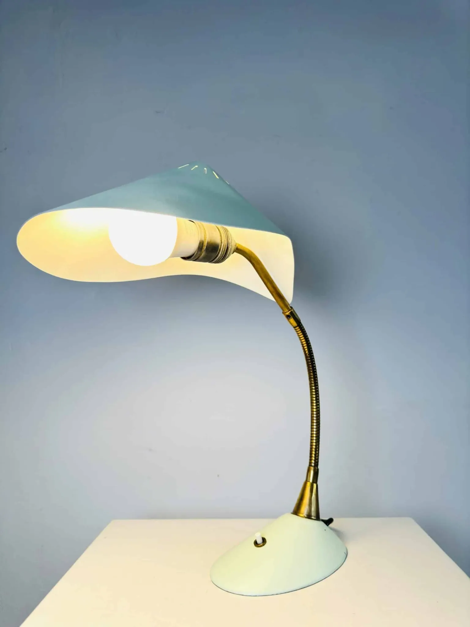 Cobra Desk Lamp By Gebrüder Cosack, Germany, 1950S