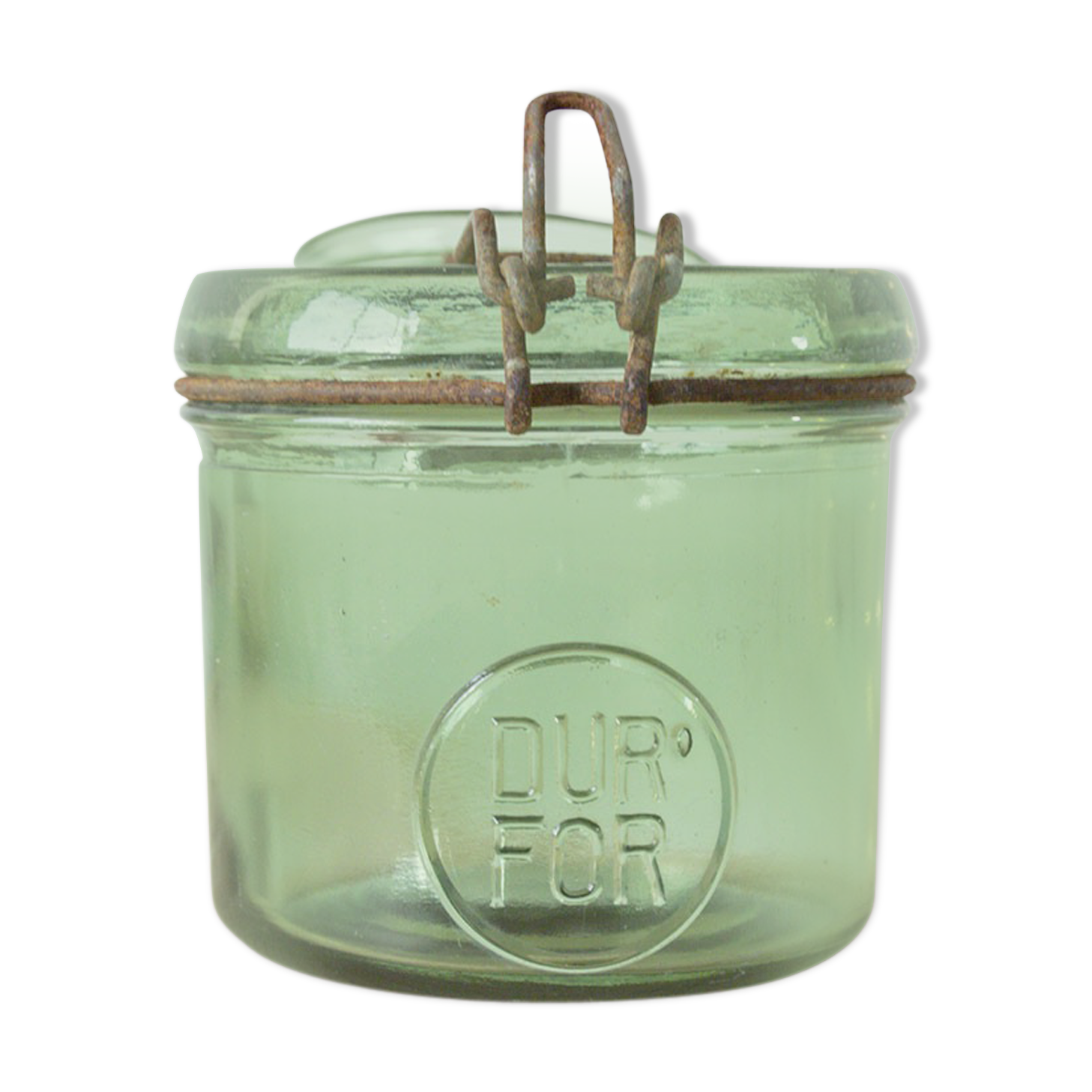 Durfor old glass jar