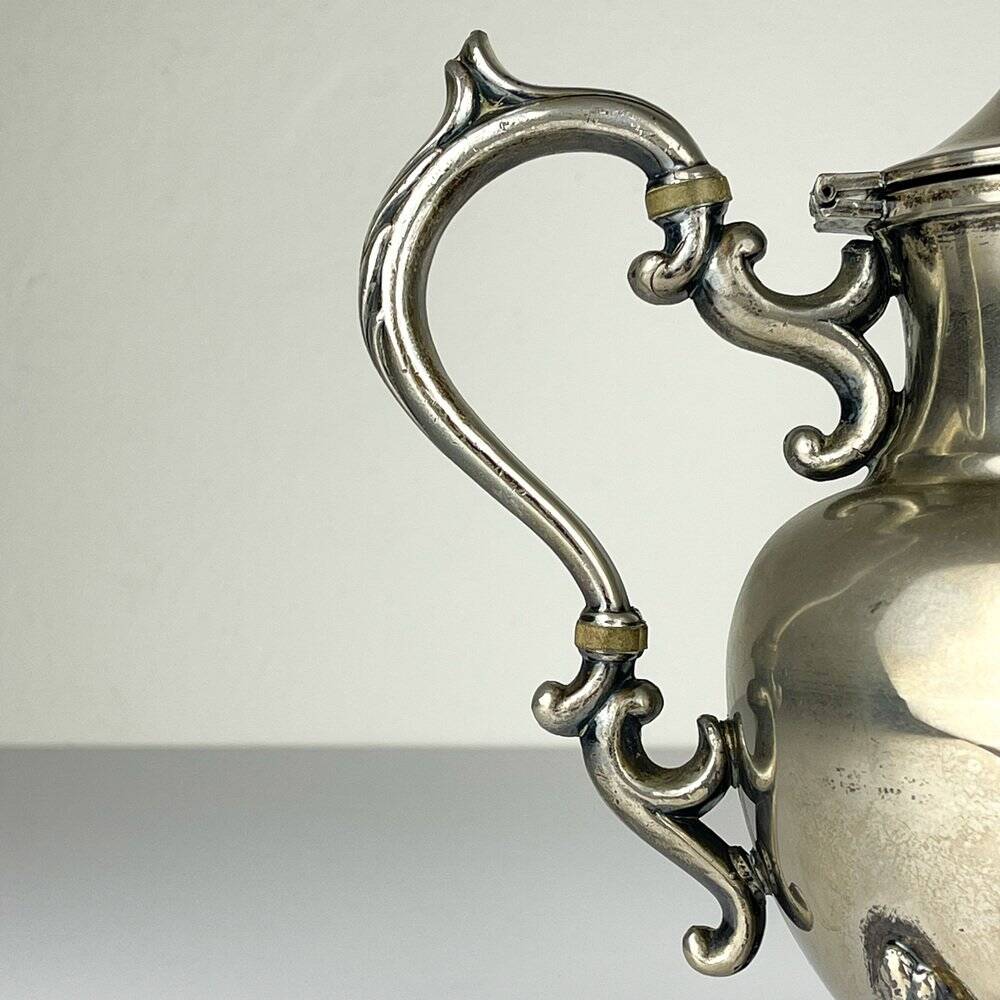Copper and silver teapot by Theodore B. Starr, USA, 1890s.