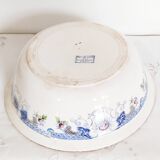 Sarreguemines earthenware salad bowl U and G, Japanese motif