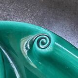 vintage glazed earthenware appetizer plate