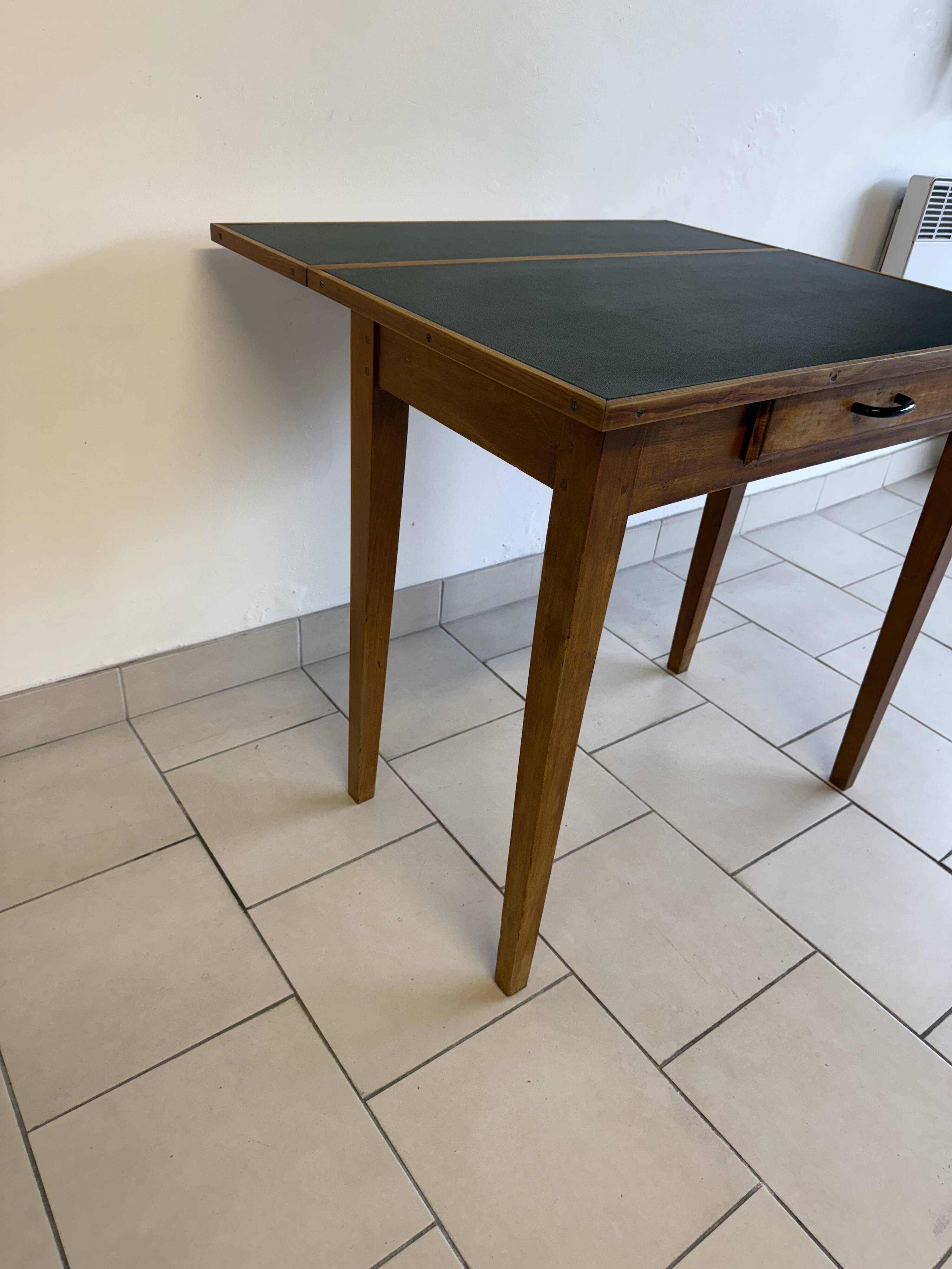 Bureau écolier bois vintage