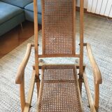 Canne boat deck long chair