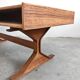 Table basse Mid Century Modern Gianfranco Frattini bois de Zebrano