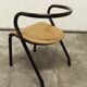 Pair of Mullca 300 chairs by Jacques Hitier 1949 restored