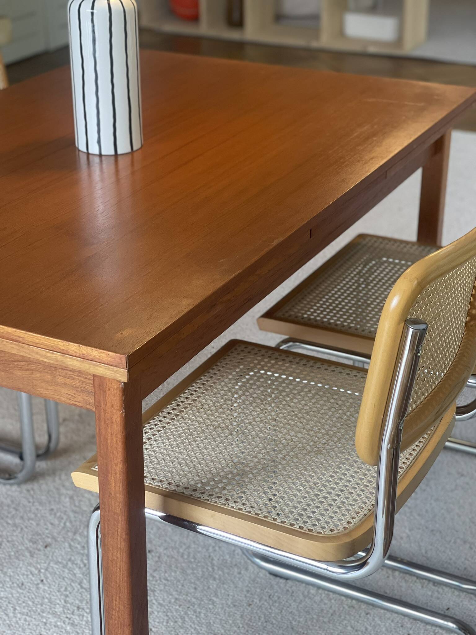 Table scandinave en teck 1960
