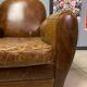 Fauteuil club cuir