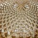 Vintage ceiling light, globe diamond tips