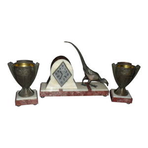 Pendule de cheminée époque Art