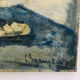 Painting 1954 "Still life" signed L.Bonamy