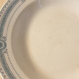 Assiette creuse, service "Carina" de Sarreguemines