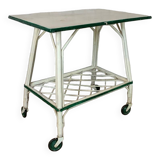 Vintage rattan server 1960