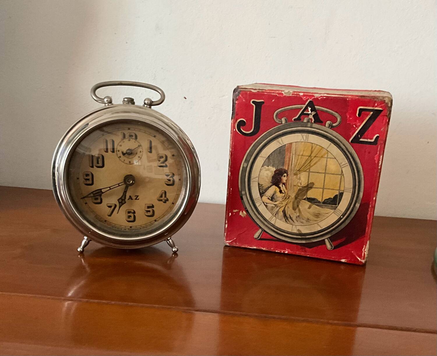JAZ art deco alarm clock 1926