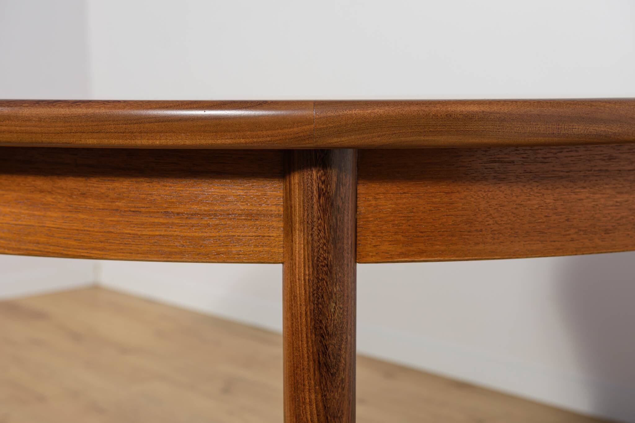 Mid-Century Teak Round Fresco Dining Table from G-Plan, United Knigdom.