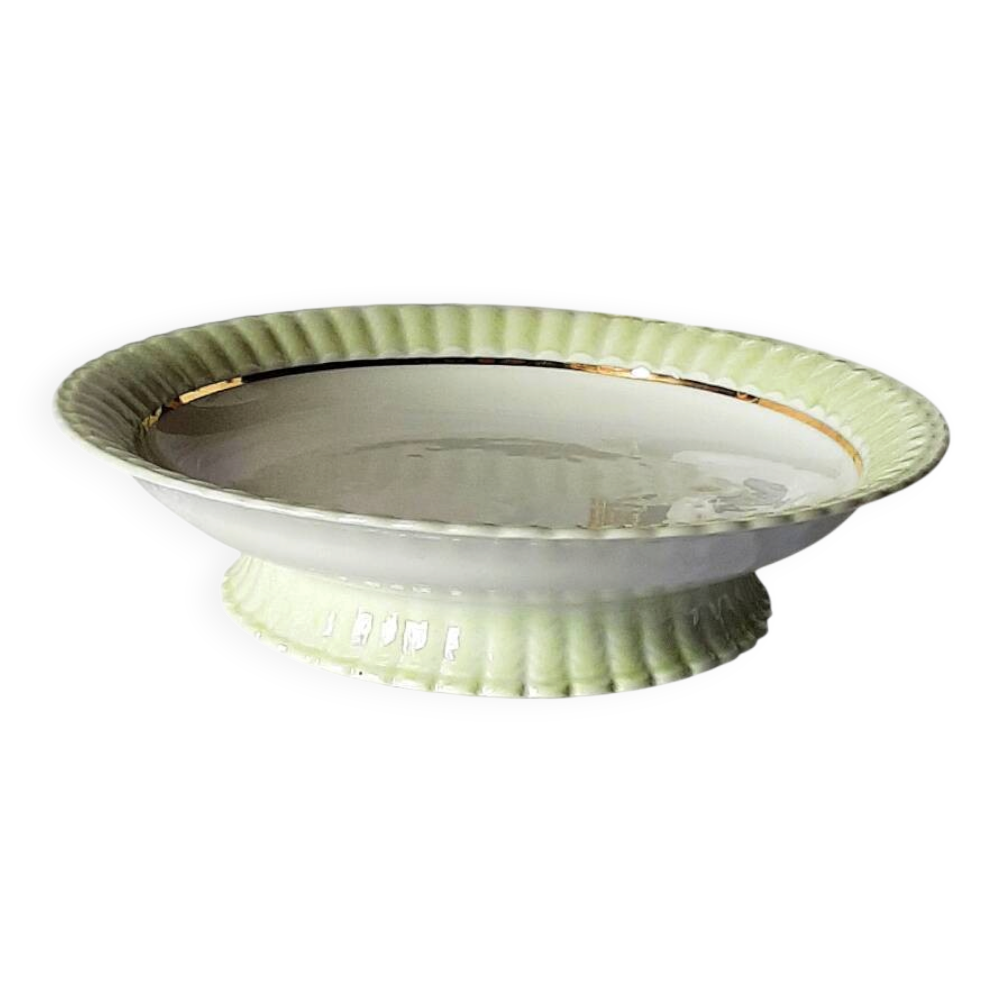 Bernardaud Limoges porcelain cake dish