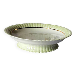 Plat à gâteau en porcelaine