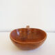 Large flat wooden vintage Apple shaped