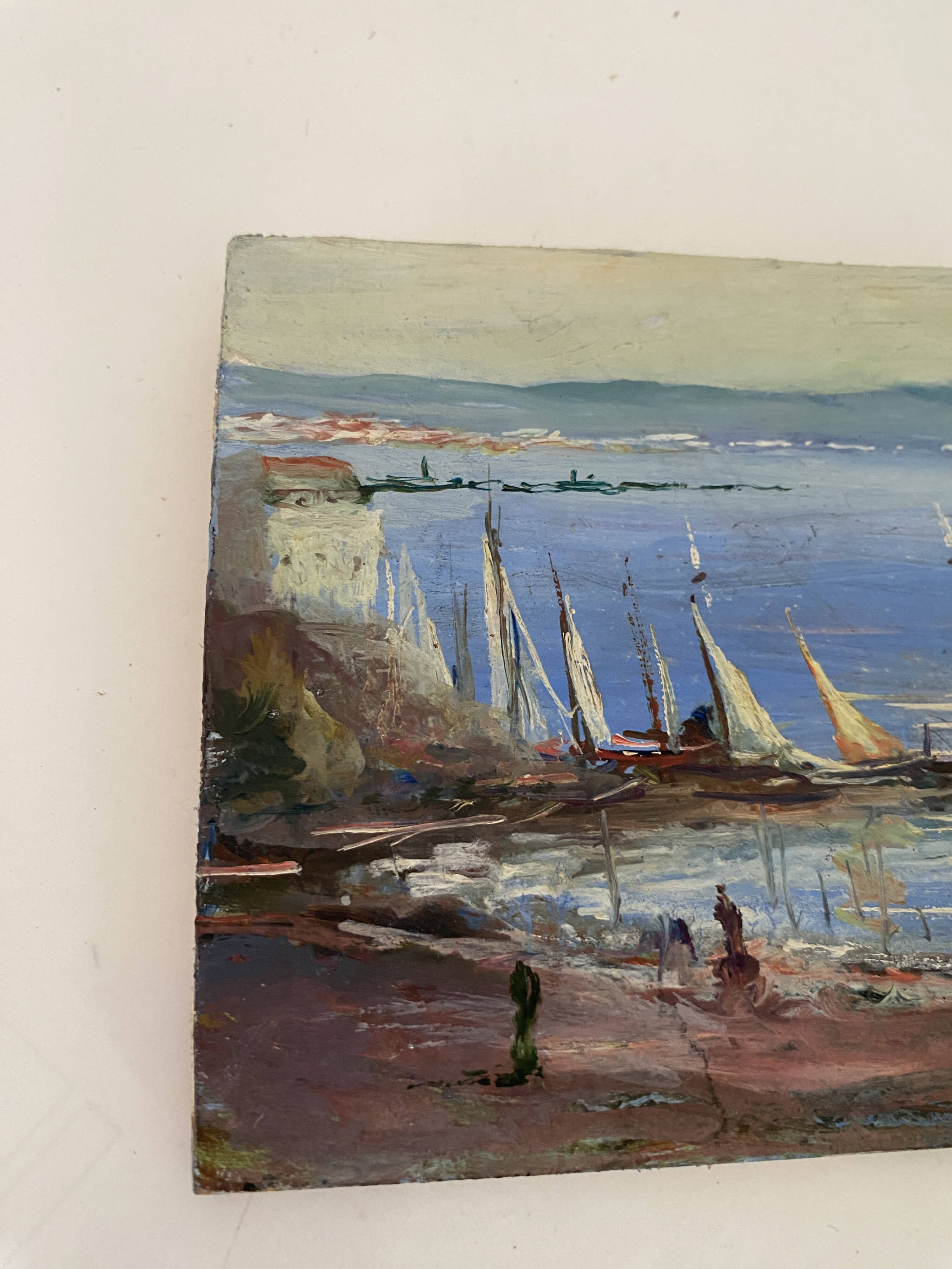 Italian seaside painting