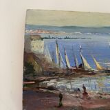 Italian seaside painting