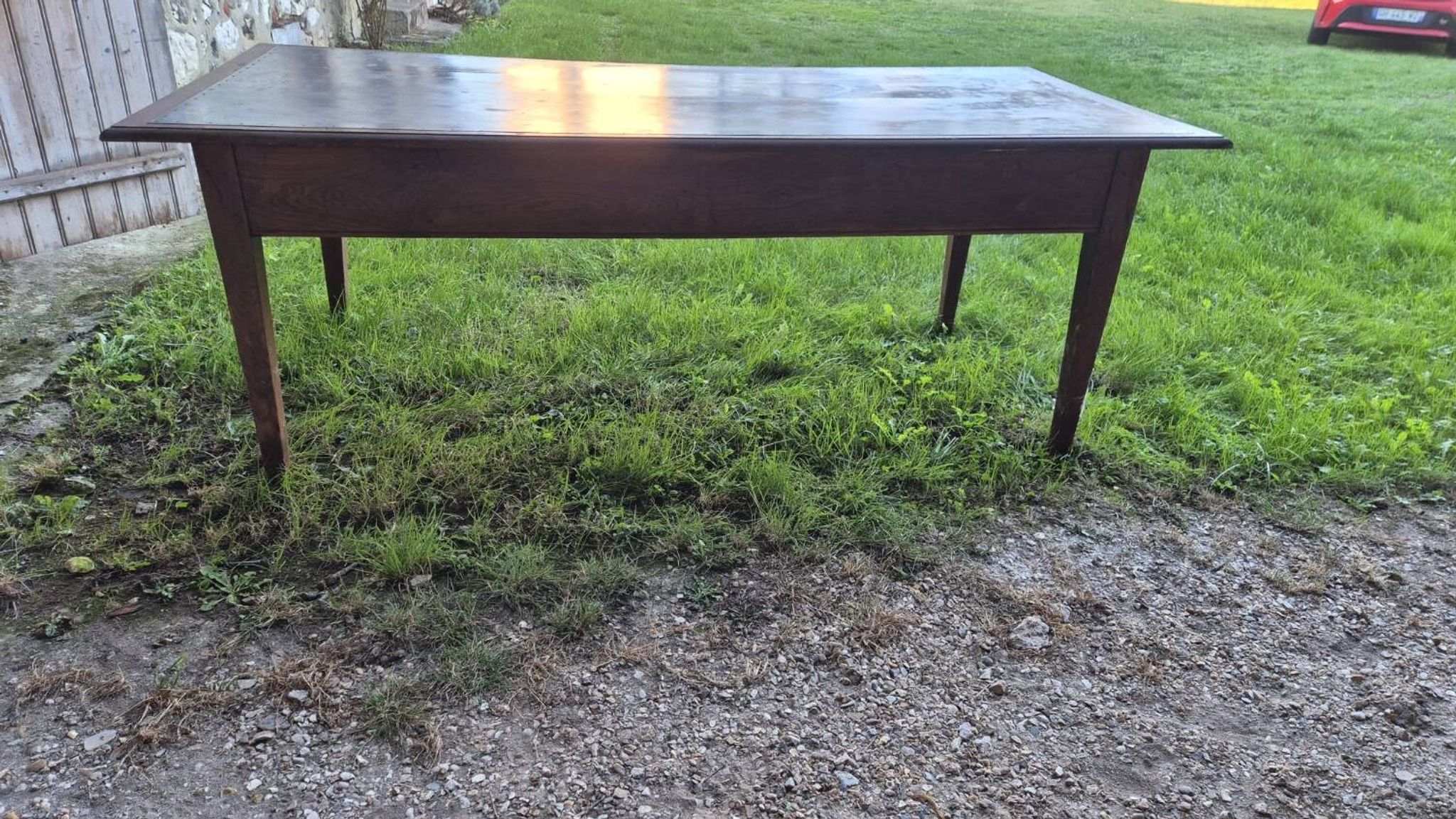 Zinc farm table