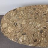 Vintage coffee table in reconstituted stone
