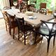 Antique solid wood farmhouse table