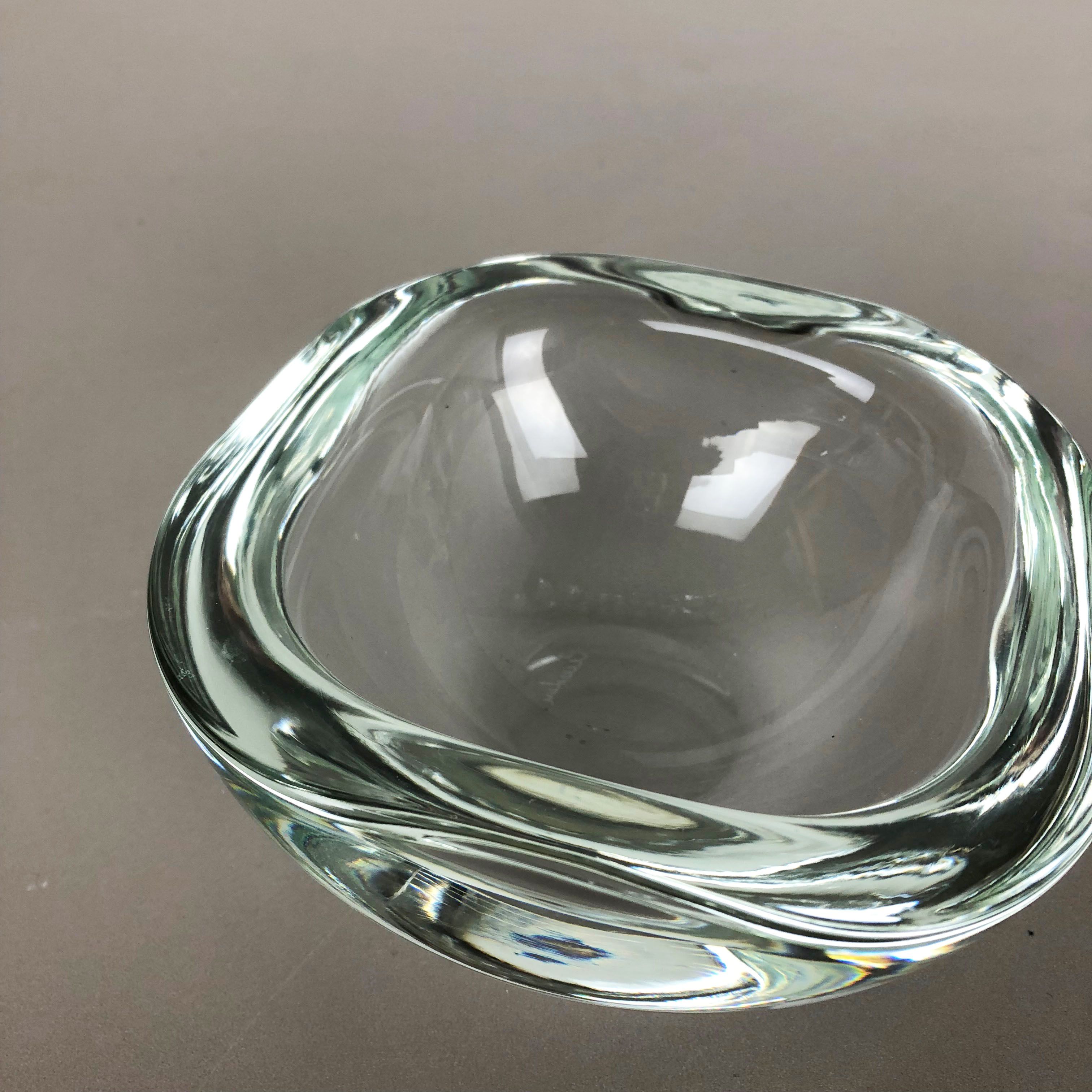 Murano glass shell bowls by Cenedese Italy, 1960