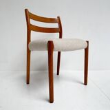 Set re upholstered Model 84 chairs by Niels Otto Møller, 1960s