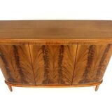 Scandinavian enfilade in mahogany, Swedish modern, Sweden, 1940.