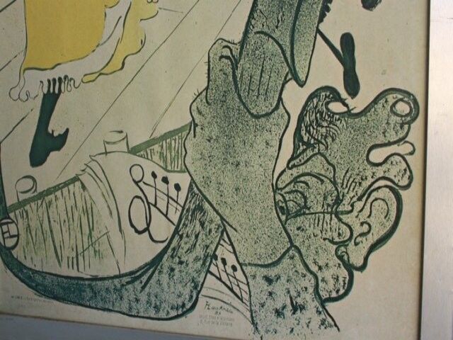 A reproduction of poster 1900 of Toulouse Lautrec poster