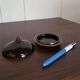 François EVE small circular box in glazed stoneware